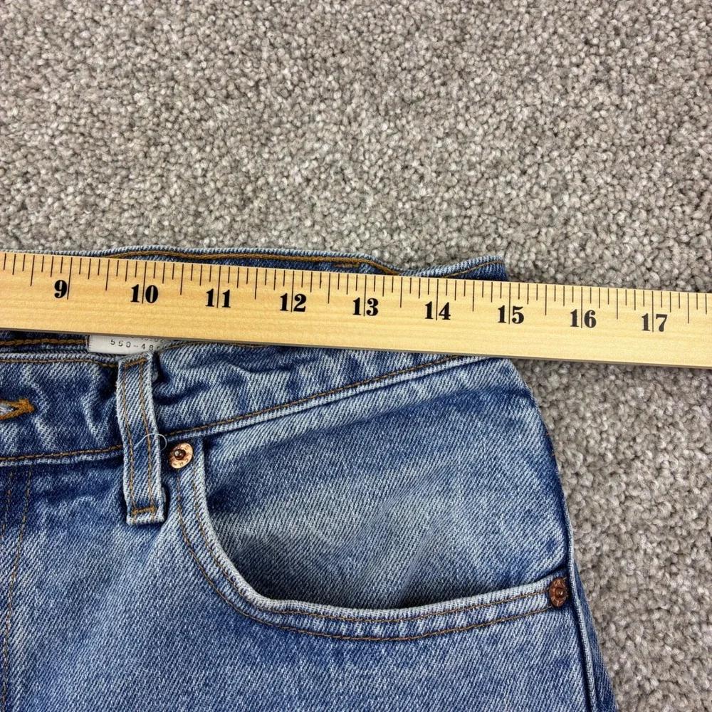 Vintage 90s‎ Levi's 550 Relaxed Fit Tapered Leg Jeans Made USA Puerto Rico 32x31